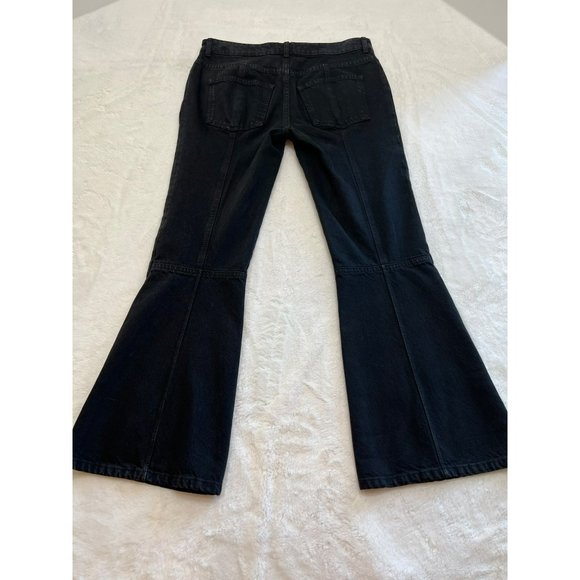 NWT ALEXANDER MCQUEEN Kick-flare Cropped Jeans Size 30 Retail $1,190 - Picture 10 of 11
